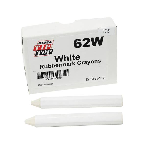 Rubbermark Crayons White Boxes of 12
