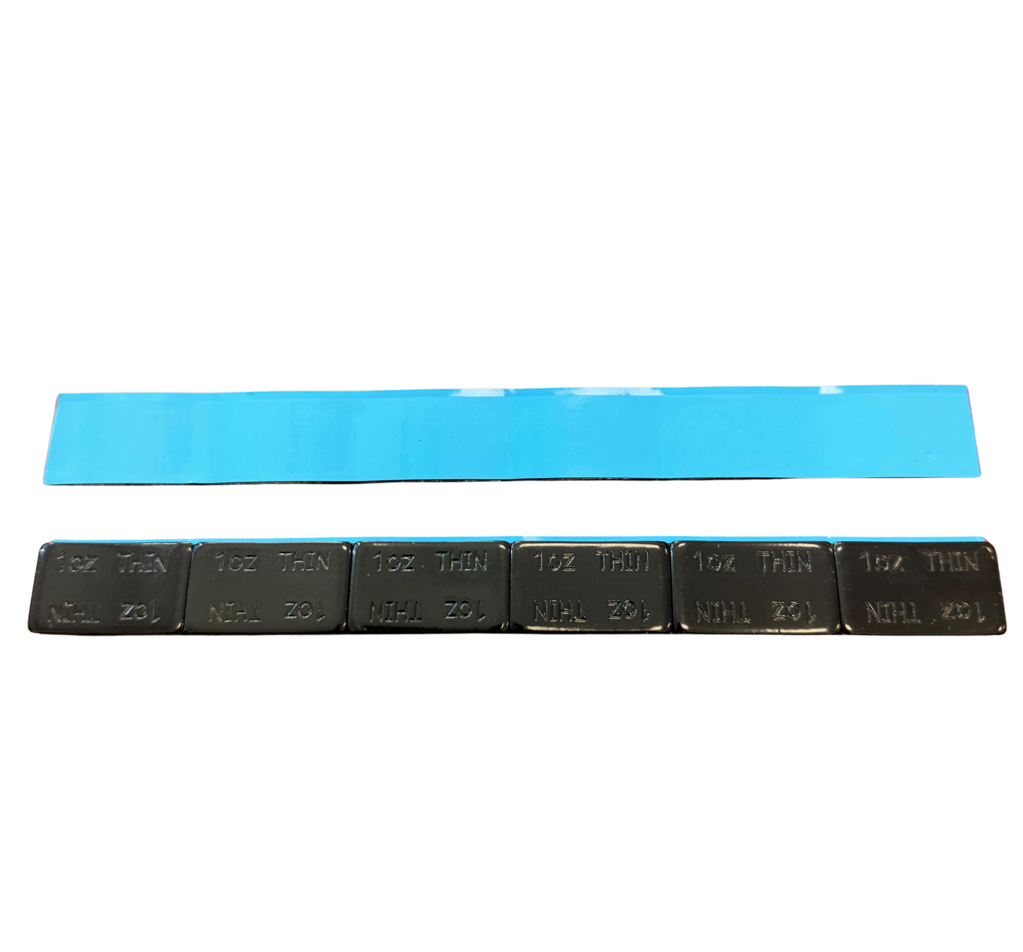 1oz Wheel Weights BLACK - LEAD FREE - EASY PEEL (108PCS)