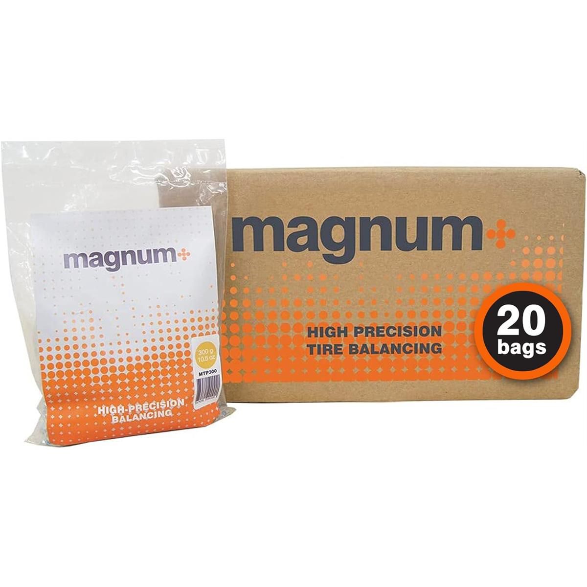 Magnum+ Tire Balancing Beads, 10.5oz / 300g, Case 20 Bags