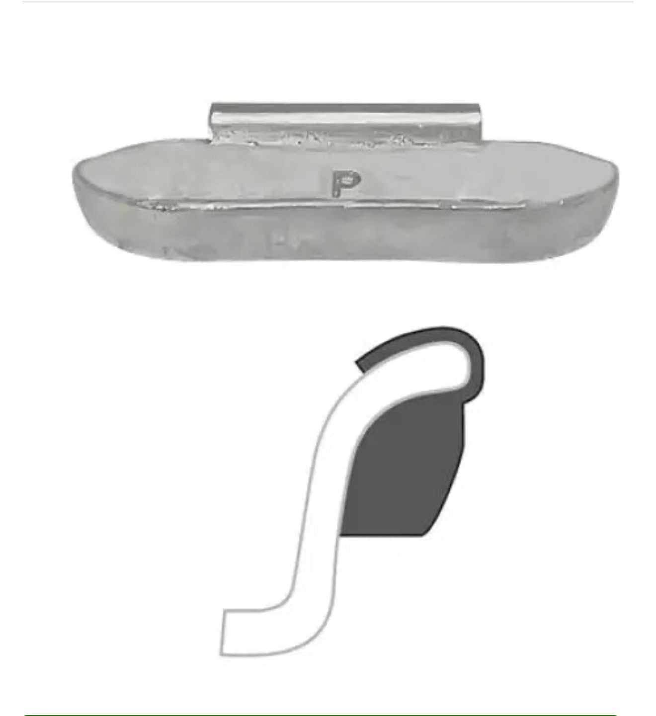 PB 3.00oz Lead Clip-on Wheel Balance Weight (25PCS)