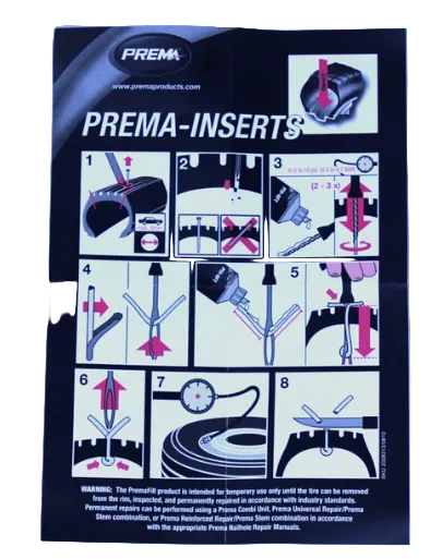 PREMA PRI-2 Tire Plug Inserts - 3-3/4 inches Long, (50 Repair Units) - USA