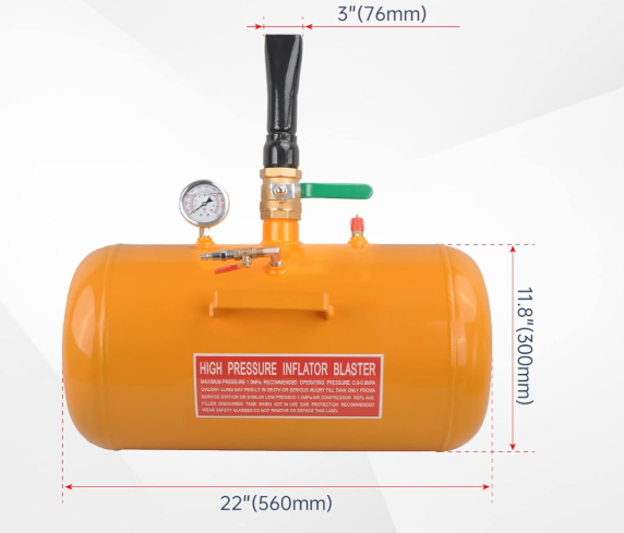 BOMA 10 Gallon Air Tire Bead Seater Blaster Tool (CHEETAH)