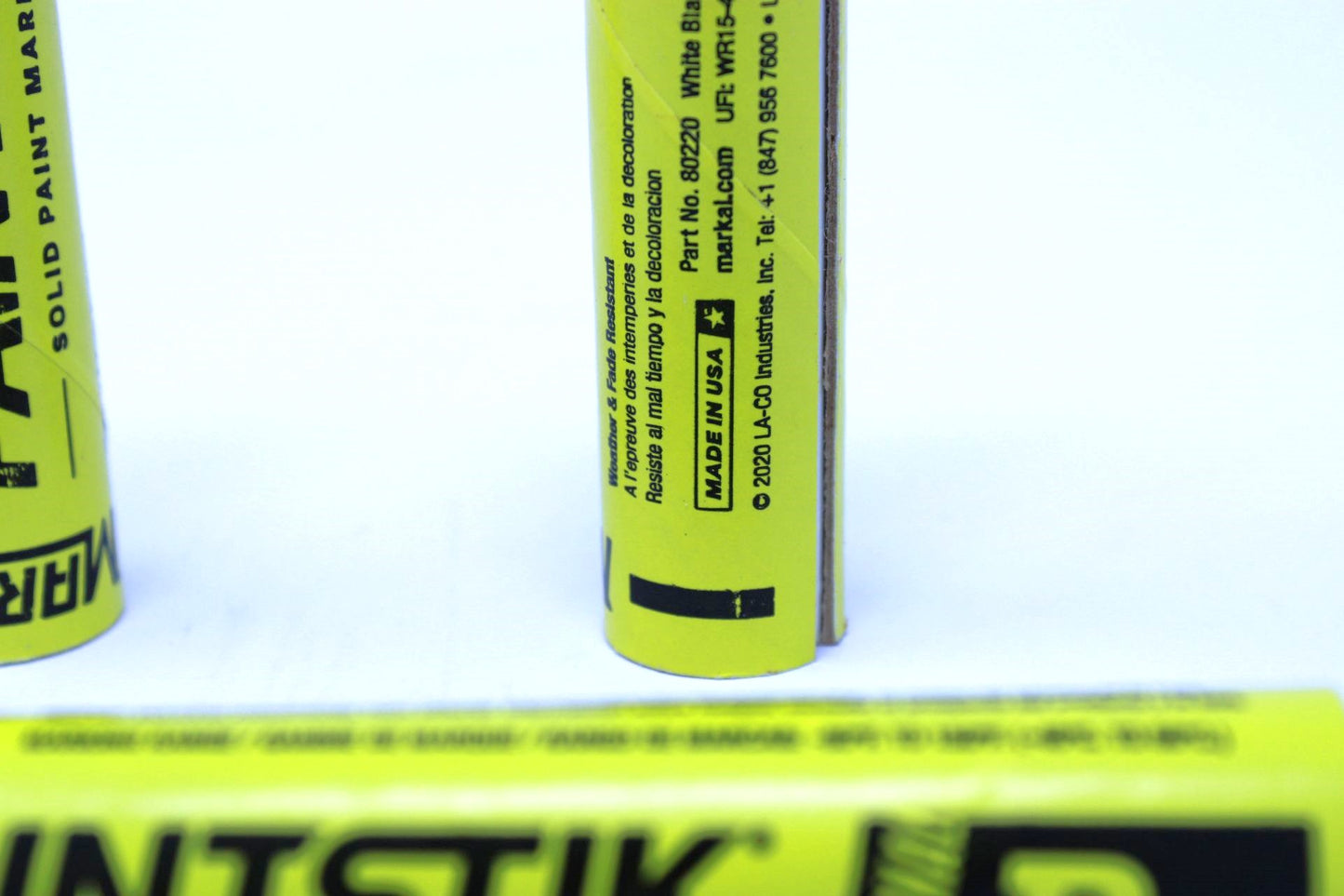 Markal B White Tire Chalk Paint Stik Crayons (12PCS)