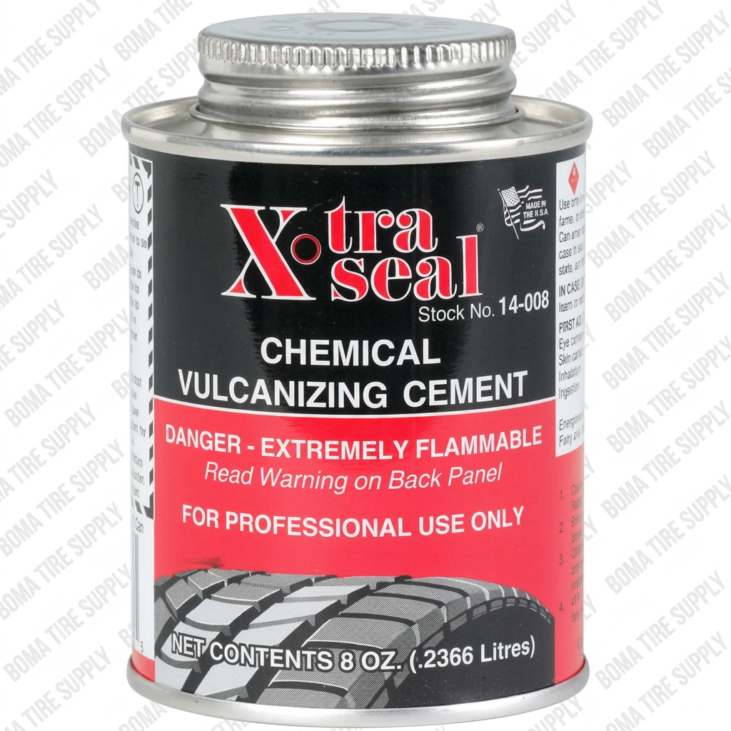 Xtra Seal Chemical Vulcanizing Cement (8oz) - Case of 24 Cans