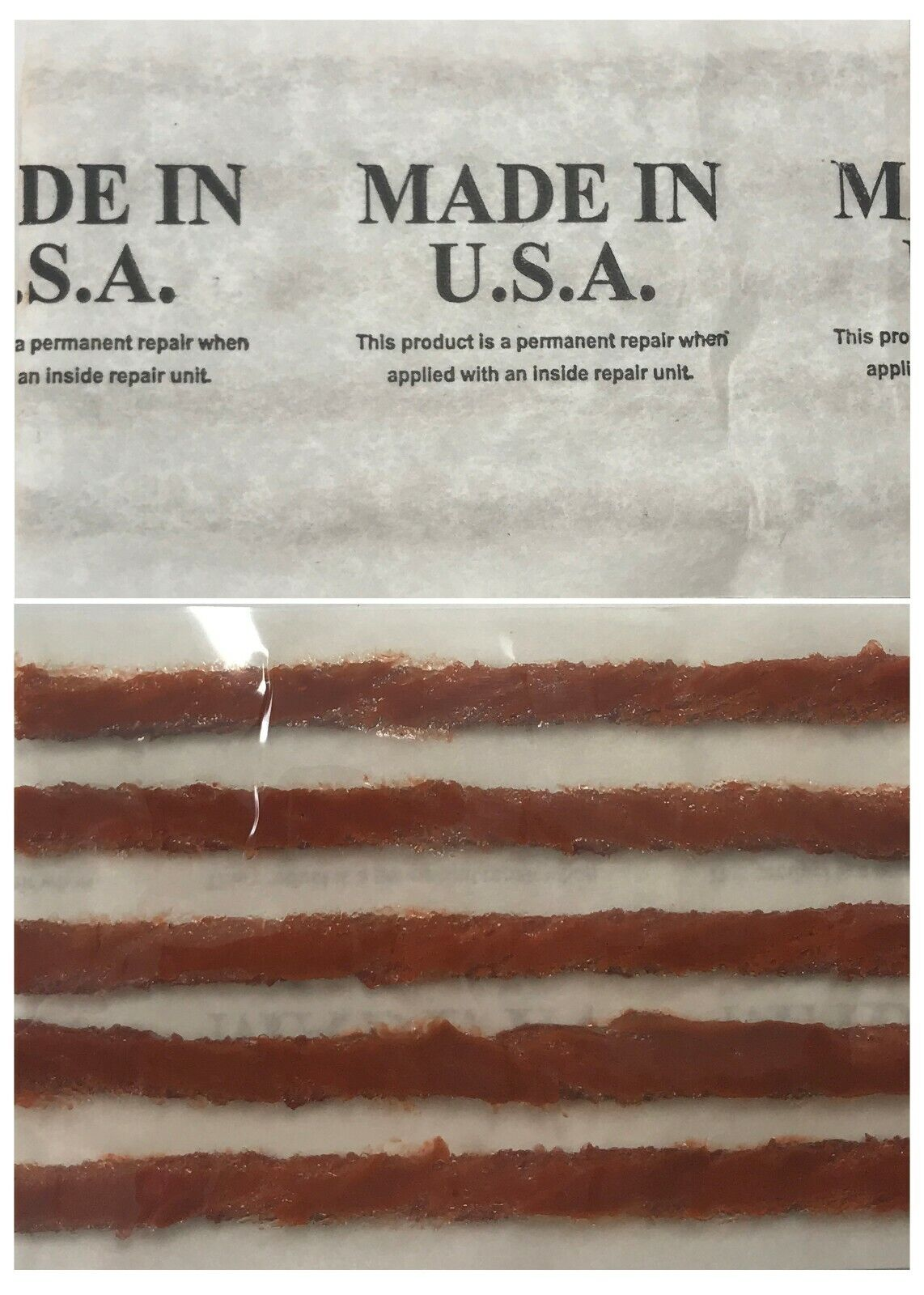 Tire Plug Insert Seals Brown 4" (50PCS)