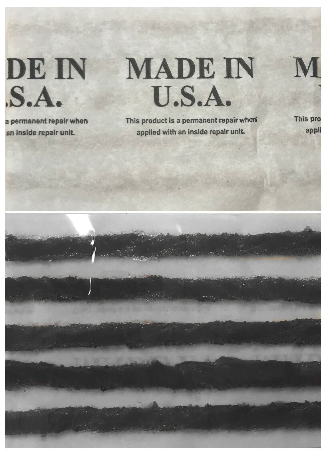 Tire Plug Insert Seals Black 4" (60PCS)