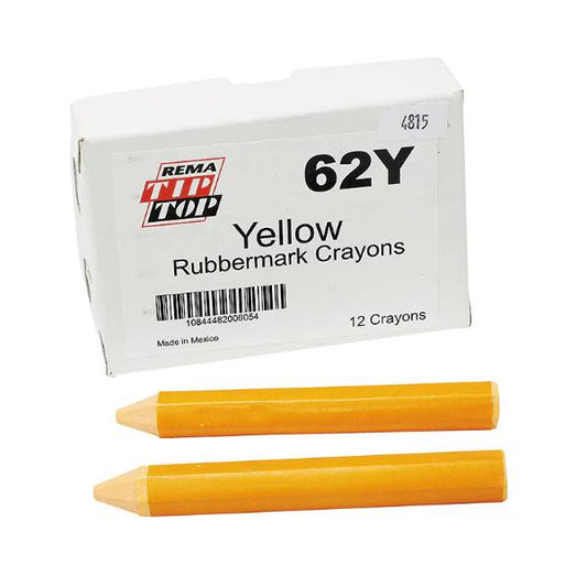 Rubbermark Crayons Yellow Boxes of 12