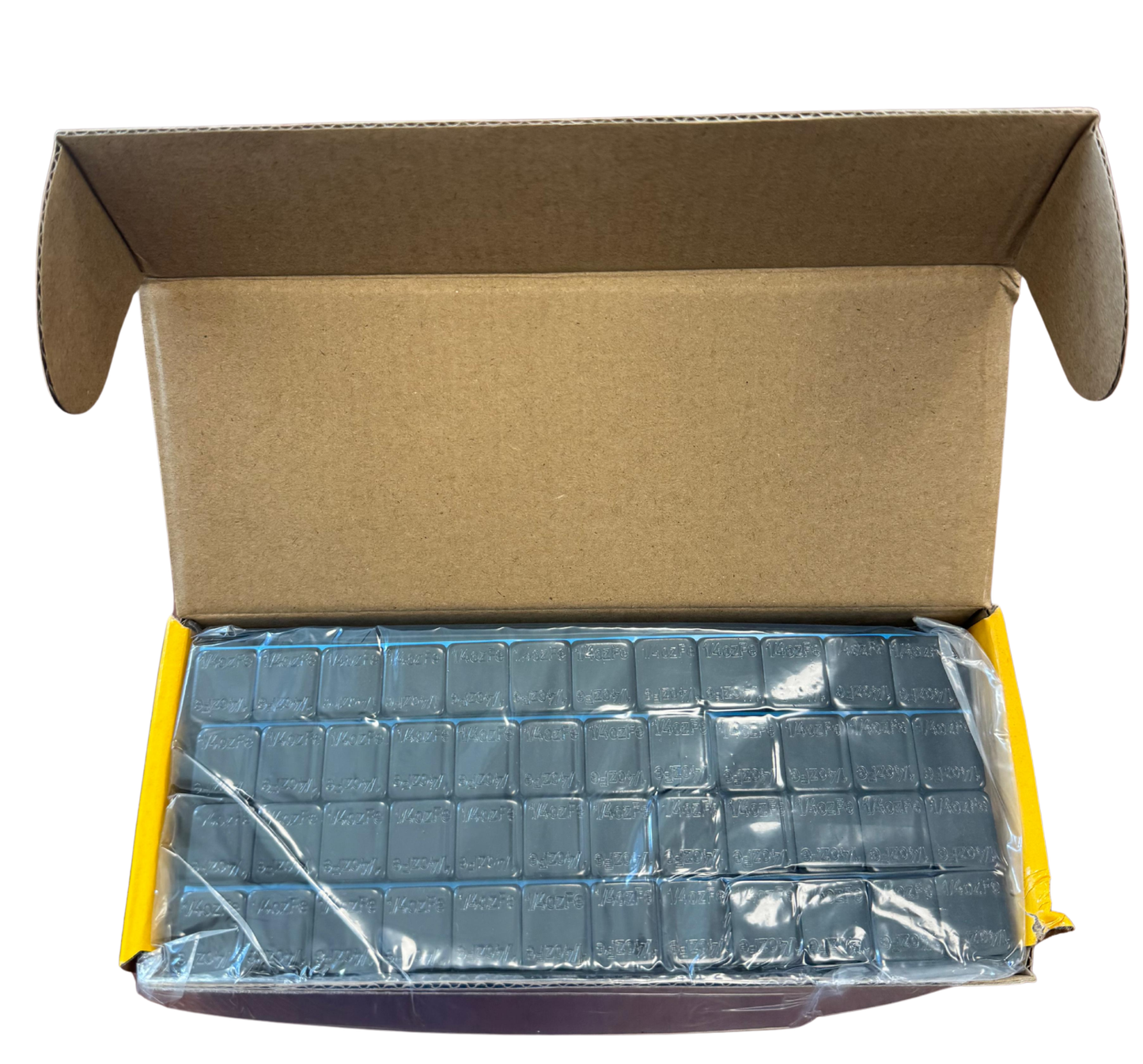 1/4oz Wheel Weights BLACK - LEAD FREE - EASY PEEL (576PCS)