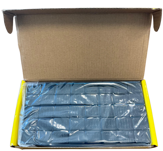 1/2oz Wheel Weights BLACK - LEAD FREE - EASY PEEL (280PCS)