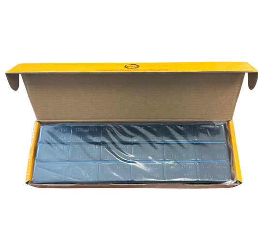 1oz Wheel Weights BLACK - LEAD FREE - EASY PEEL (108PCS)