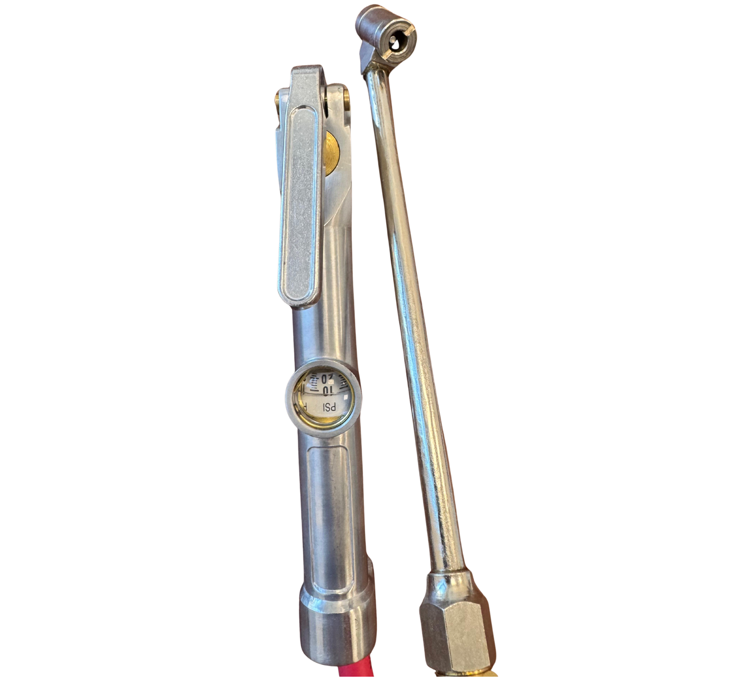 Dual Head Air Inflator Gauge
