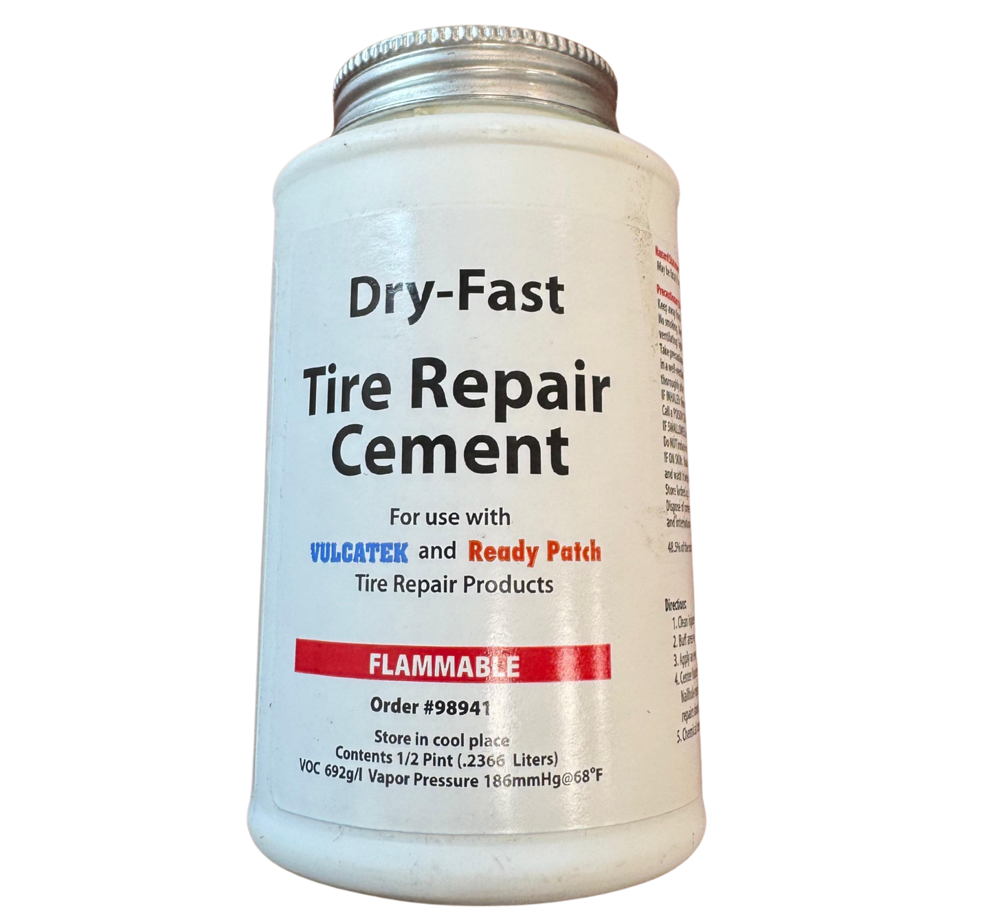 Dry-Fast Tire Repair Cement 8oz ( 98941 )
