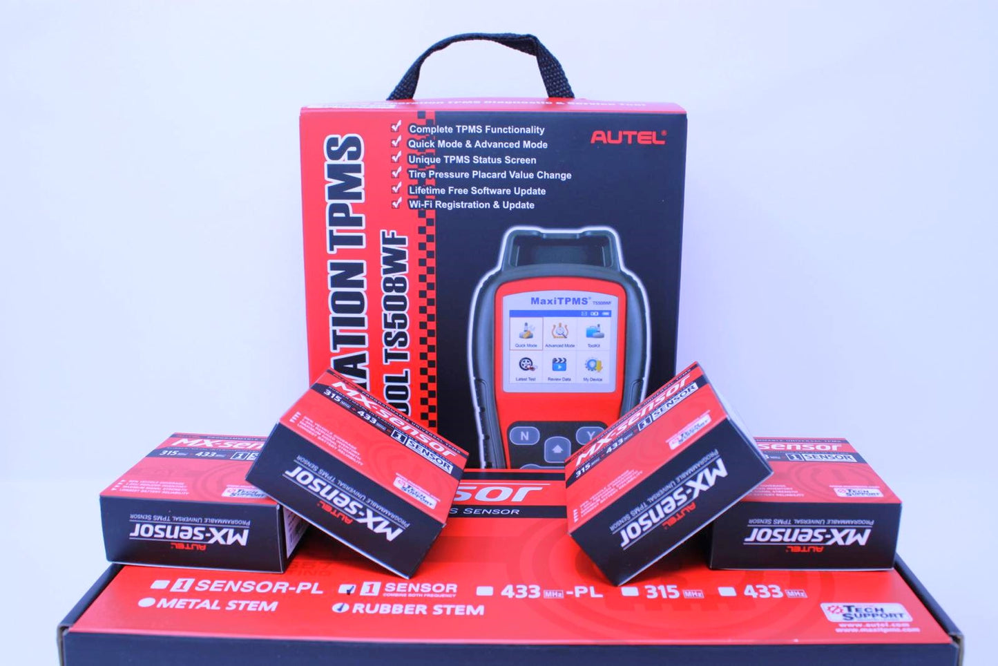 Autel TS508 Programmer and 12 Sensor Bundle