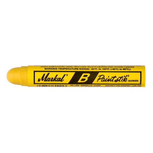 Markal B YELLOW Tire Chalk Paint Stick Crayons (12PCS)
