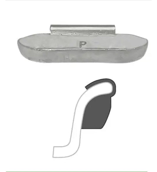 PB 2.75oz Lead Clip-on Wheel Balance Weight (25PCS)