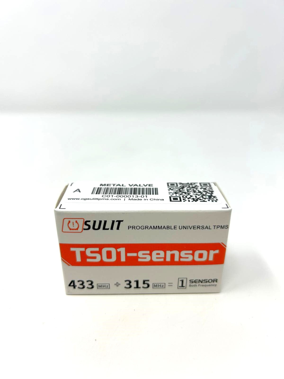 Sulit 315MHz & 433MHz Programmable TPMS Universal Tire Pressure Sensor