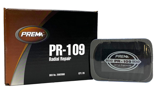 PREMA PR-109 Radial Tire Patches - 3 x 2 inch Vulcanizing Tire Patches (20PCS)