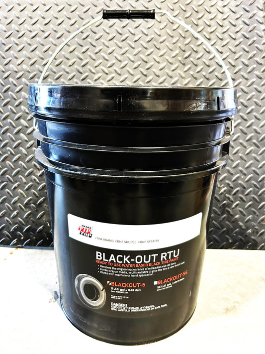 REMA TIP TOP - Black Out Tire Paint 5 Gallon