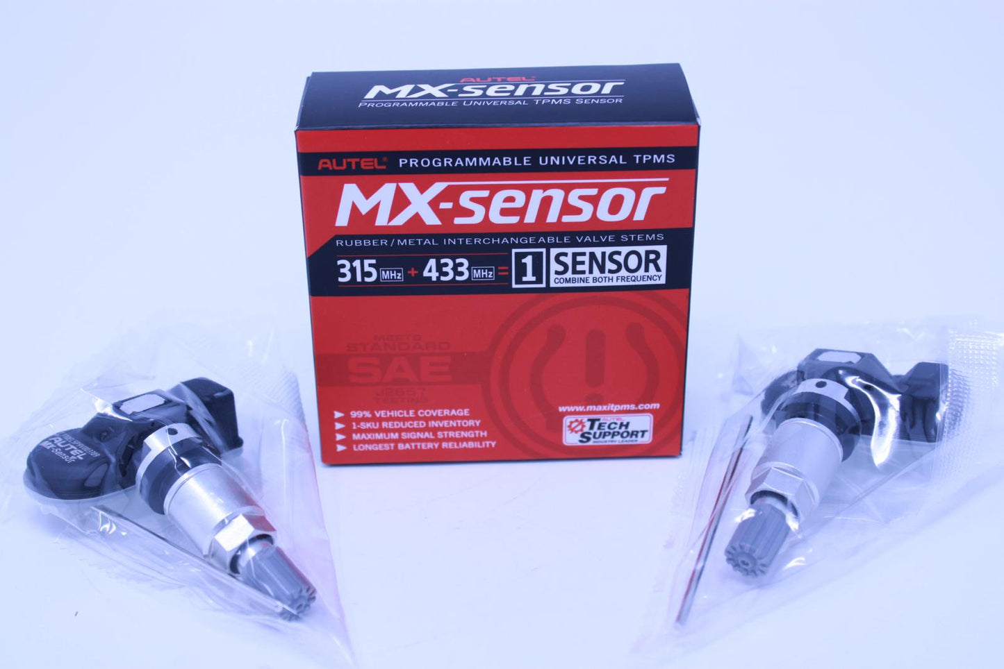 Autel MX-Sensor 315MHz & 433MHz Programmable TPMS Universal Tire Pressure Sensor