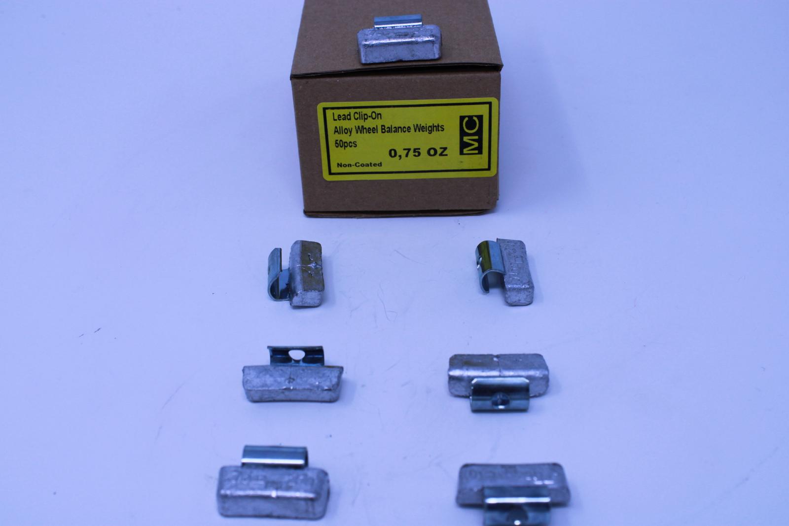 C-HORSE Clip-On Wheel Weight Assortment – 100 Pcs – ATV/MC/PV – 2.25, 2.50, 2.75, 3.00 Oz