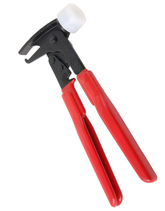 Red Forged Steel Wheel Weight Hammer Pliers Wheel Balancing Repair Removal Tool