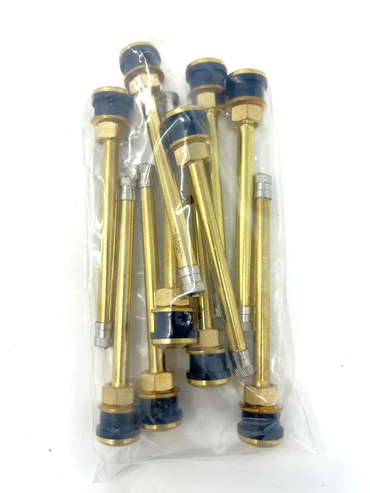 TR573 4-3/8" Brass Clamp-in Tubeless Truck Valve Stem 10PCS